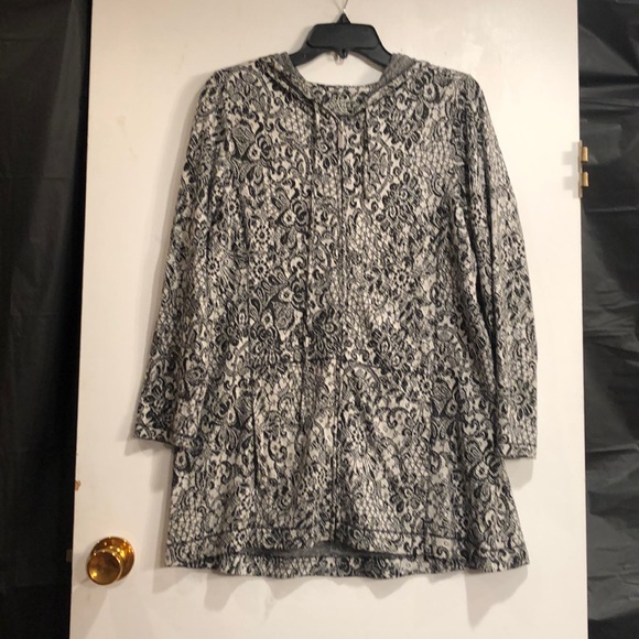 Soma Tops - Soma Live Lounge Wear Hoodie black/white size M